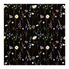 Flowers Floral Pattern Floral Print Banner And Sign 3  X 3  by Ravend