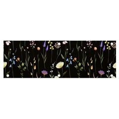 Flowers Floral Pattern Floral Print Banner And Sign 6  X 2  by Ravend