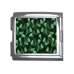 Plants Leaves Flowers Pattern Mega Link Italian Charm (18mm) by Ravend