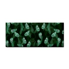 Plants Leaves Flowers Pattern Hand Towel by Ravend