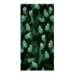 Plants Leaves Flowers Pattern Shower Curtain 36  X 72  (stall)  by Ravend