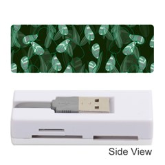 Plants Leaves Flowers Pattern Memory Card Reader (stick) by Ravend