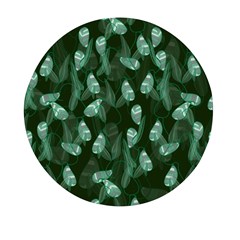 Plants Leaves Flowers Pattern Mini Round Pill Box (pack Of 5) by Ravend