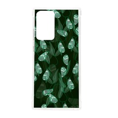 Plants Leaves Flowers Pattern Samsung Galaxy Note 20 Ultra Tpu Uv Case by Ravend