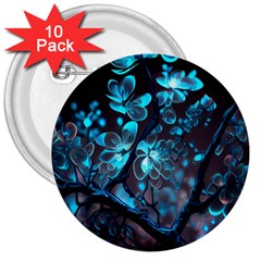 Art Ai Generated Cherry Blossom Blossoms 3  Buttons (10 Pack)  by Ravend