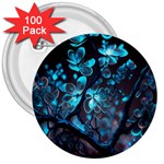 Art Ai Generated Cherry Blossom Blossoms 3  Buttons (100 pack)  Front