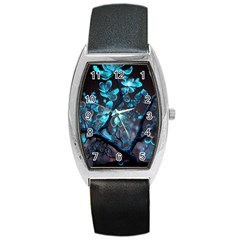 Art Ai Generated Cherry Blossom Blossoms Barrel Style Metal Watch by Ravend