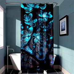 Art Ai Generated Cherry Blossom Blossoms Shower Curtain 36  X 72  (stall)  by Ravend