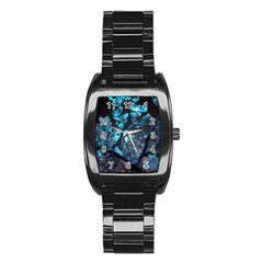 Art Ai Generated Cherry Blossom Blossoms Stainless Steel Barrel Watch by Ravend