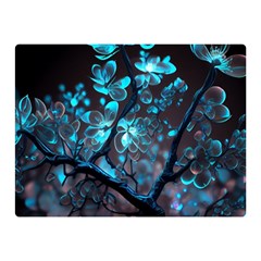 Art Ai Generated Cherry Blossom Blossoms Premium Plush Fleece Blanket (mini) by Ravend