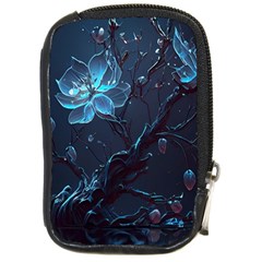 Ai Generated Cherry Blossom Blossoms Art Compact Camera Leather Case by Ravend