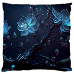 Ai Generated Cherry Blossom Blossoms Art Standard Premium Plush Fleece Cushion Case (Two Sides) Front