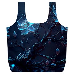 Ai Generated Cherry Blossom Blossoms Art Full Print Recycle Bag (xxl) by Ravend