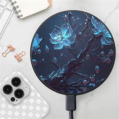 Ai Generated Cherry Blossom Blossoms Art Wireless Fast Charger(black)