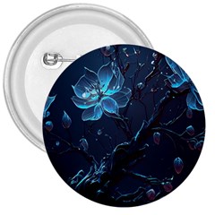 Ai Generated Cherry Blossom Blossoms Art 3  Buttons by Ravend