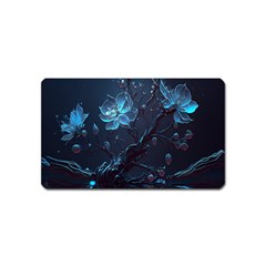 Ai Generated Cherry Blossom Blossoms Art Magnet (name Card) by Ravend