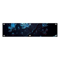 Ai Generated Cherry Blossom Blossoms Art Banner And Sign 4  X 1  by Ravend