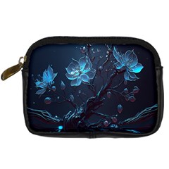 Ai Generated Cherry Blossom Blossoms Art Digital Camera Leather Case by Ravend