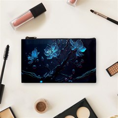 Ai Generated Cherry Blossom Blossoms Art Cosmetic Bag (small) by Ravend