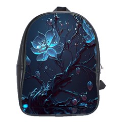 Ai Generated Cherry Blossom Blossoms Art School Bag (large) by Ravend