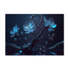 Ai Generated Cherry Blossom Blossoms Art Crystal Sticker (a4)