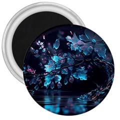 Ai Generated Cherry Blossom 3  Magnets by Ravend