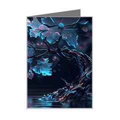 Ai Generated Cherry Blossom Mini Greeting Card by Ravend