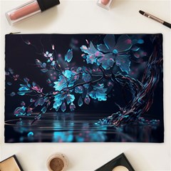 Ai Generated Cherry Blossom Cosmetic Bag (xxl) by Ravend