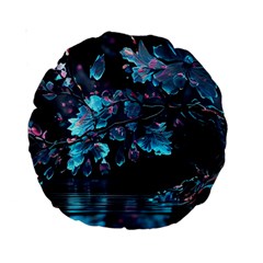 Ai Generated Cherry Blossom Standard 15  Premium Round Cushions by Ravend