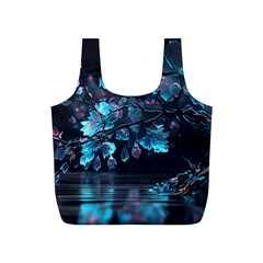 Ai Generated Cherry Blossom Full Print Recycle Bag (s) by Ravend