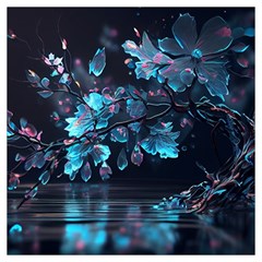 Ai Generated Cherry Blossom Lightweight Scarf  by Ravend