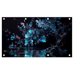 Ai Generated Cherry Blossom Banner And Sign 7  X 4  by Ravend