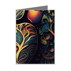 Ai Generated Apple Foliage Mini Greeting Card by Ravend