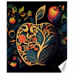 Ai Generated Apple Foliage Canvas 20  X 24  by Ravend