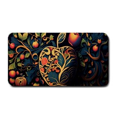 Ai Generated Apple Foliage Medium Bar Mat by Ravend