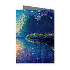 Oil Painting Night Scenery Fantasy Mini Greeting Cards (pkg Of 8) by Ravend