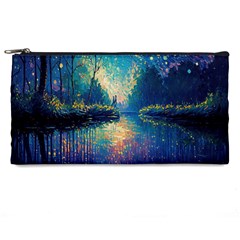 Oil Painting Night Scenery Fantasy Pencil Case by Ravend