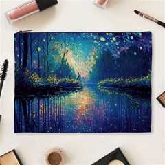 Oil Painting Night Scenery Fantasy Cosmetic Bag (xl) by Ravend