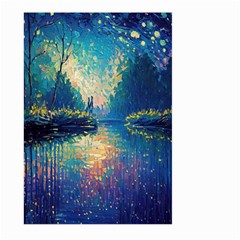 Oil Painting Night Scenery Fantasy Large Garden Flag (two Sides)