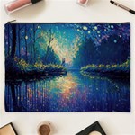 Oil Painting Night Scenery Fantasy Cosmetic Bag (XXXL) Front