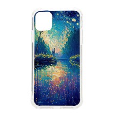 Oil Painting Night Scenery Fantasy Iphone 11 Tpu Uv Print Case by Ravend