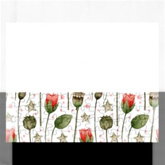 Poppies Red Poppies Red Flowers Rectangular Jigsaw Puzzl by Ravend