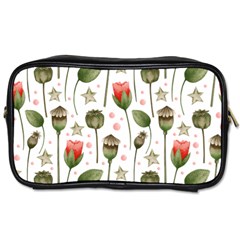 Poppies Red Poppies Red Flowers Toiletries Bag (Two Sides)