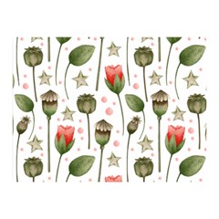 Poppies Red Poppies Red Flowers Premium Plush Fleece Blanket (Mini)