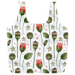 Poppies Red Poppies Red Flowers Full Print Recycle Bag (XXL)