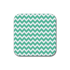 Chevron Pattern Gifts Rubber Coaster (square) by GardenOfOphir