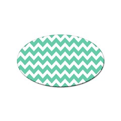 Chevron Pattern Gifts Sticker (oval) by GardenOfOphir