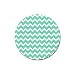 Chevron Pattern Gifts Magnet 3  (round) by GardenOfOphir