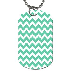 Chevron Pattern Gifts Dog Tag (two Sides) by GardenOfOphir