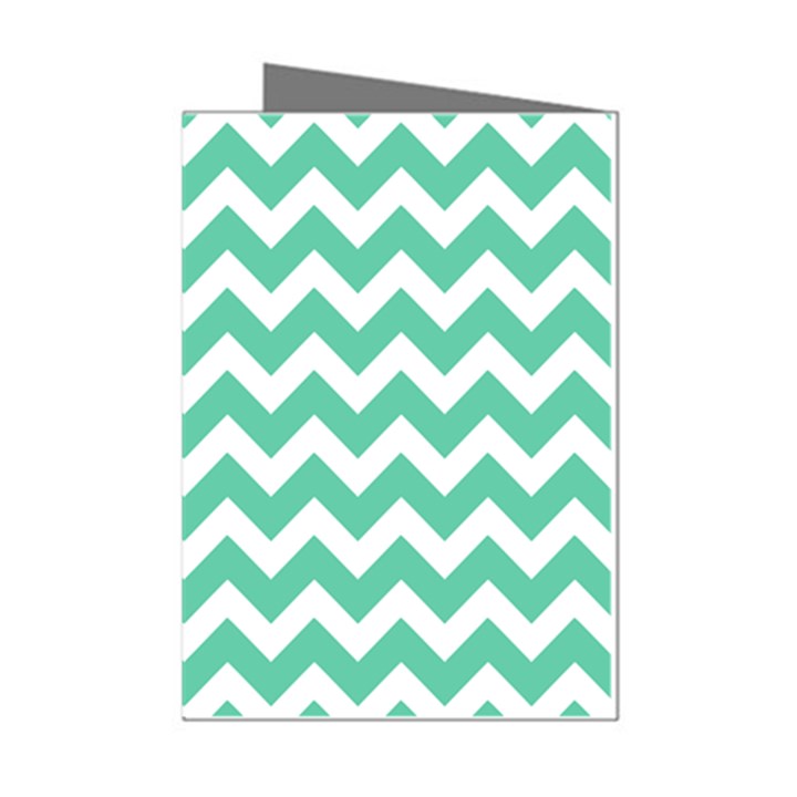 Chevron Pattern Gifts Mini Greeting Cards (Pkg of 8)